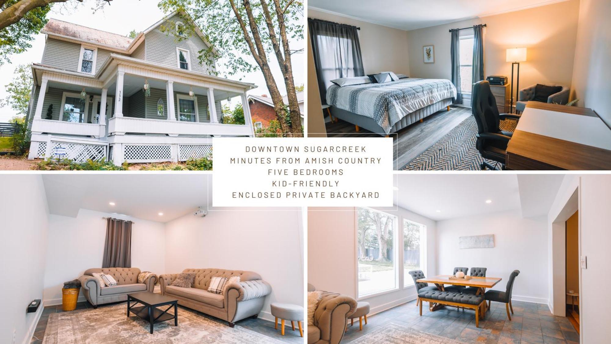 Downtown Escape Great For Large Families & Groups Villa Sugarcreek Bagian luar foto